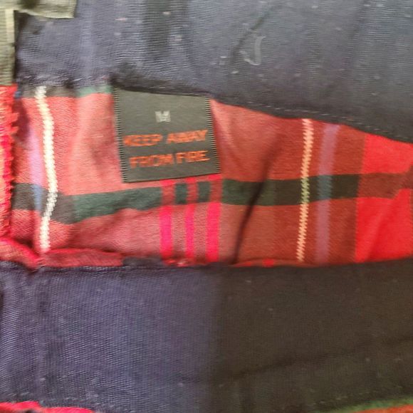 J. Crew Red Plaid Flannel Pajama Pants Sz M - Picture 4 of 4